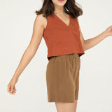 Florence Short in Silk Crepe