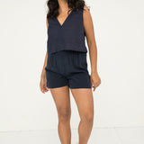 Florence Short in Silk Crepe