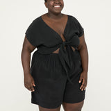 Florence Short in Silk Crepe