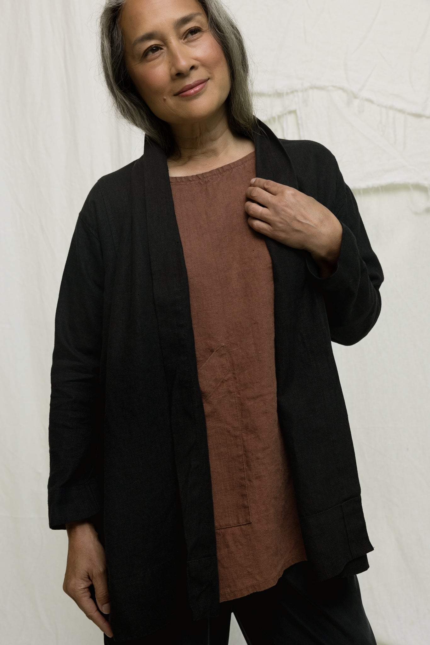 Clyde Jacket in Midweight Linen