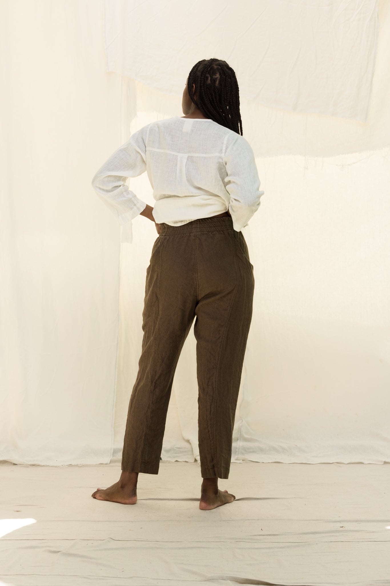 Clyde Work Pant in Midweight Linen