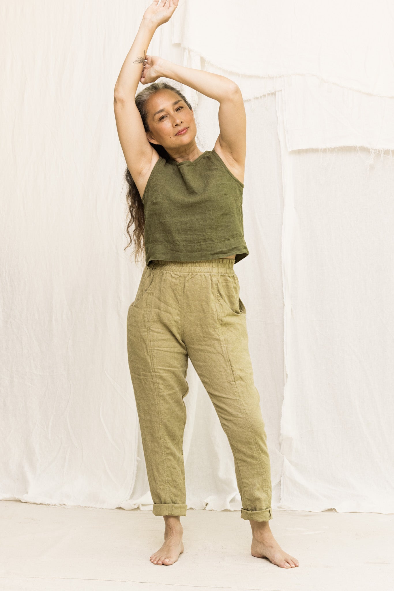 Clyde Work Pant in Midweight Linen