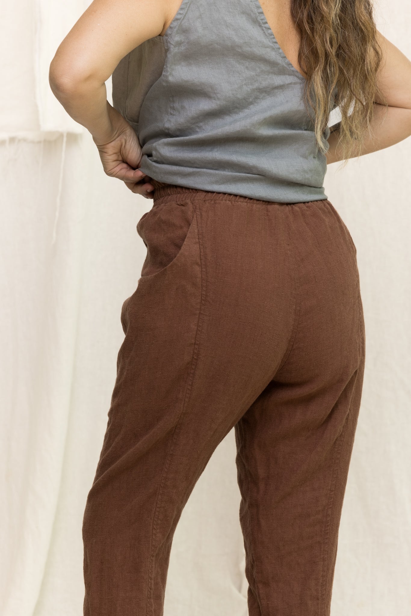 Clyde Work Pant in Midweight Linen