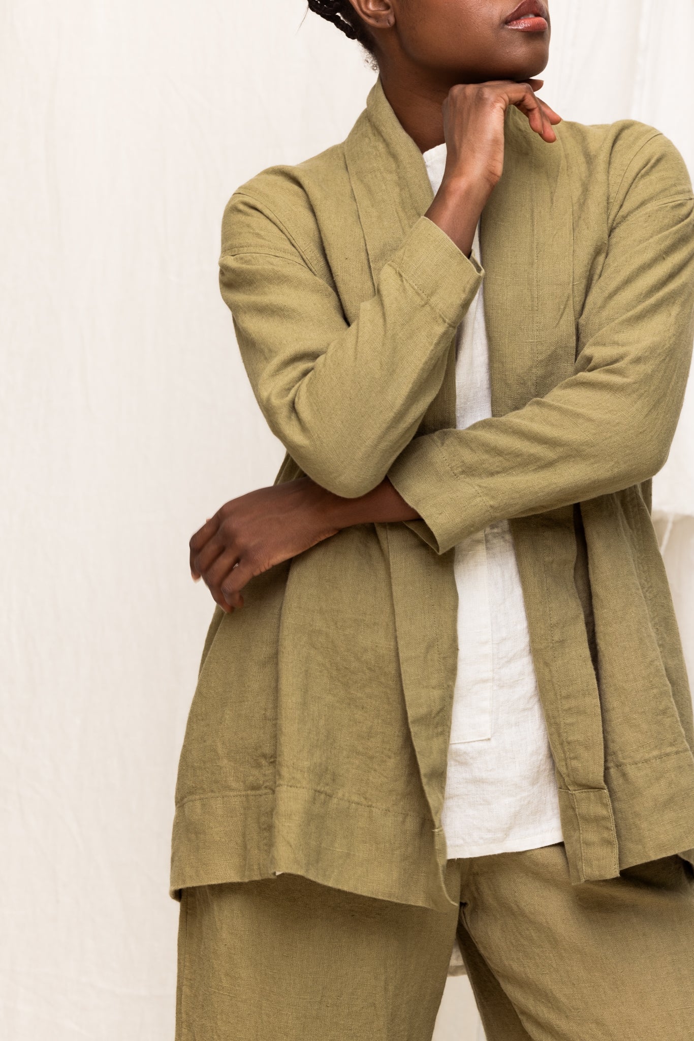 Clyde Jacket in Midweight Linen