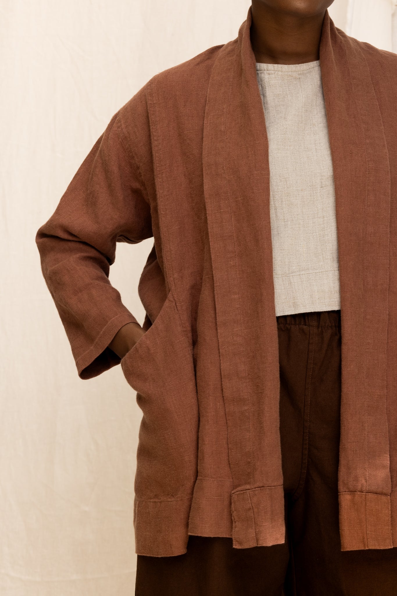 Clyde Jacket in Midweight Linen