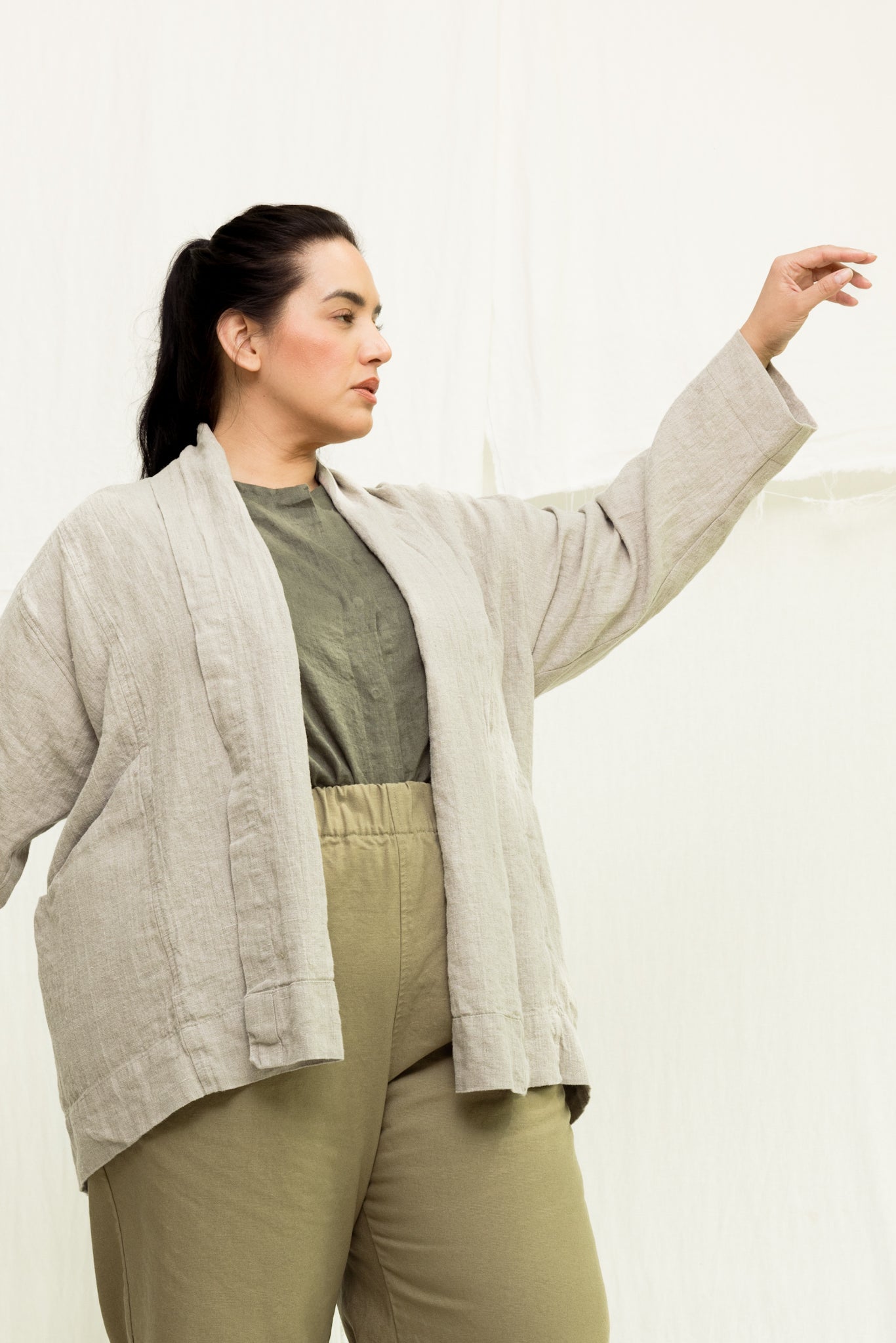 Clyde Jacket in Midweight Linen