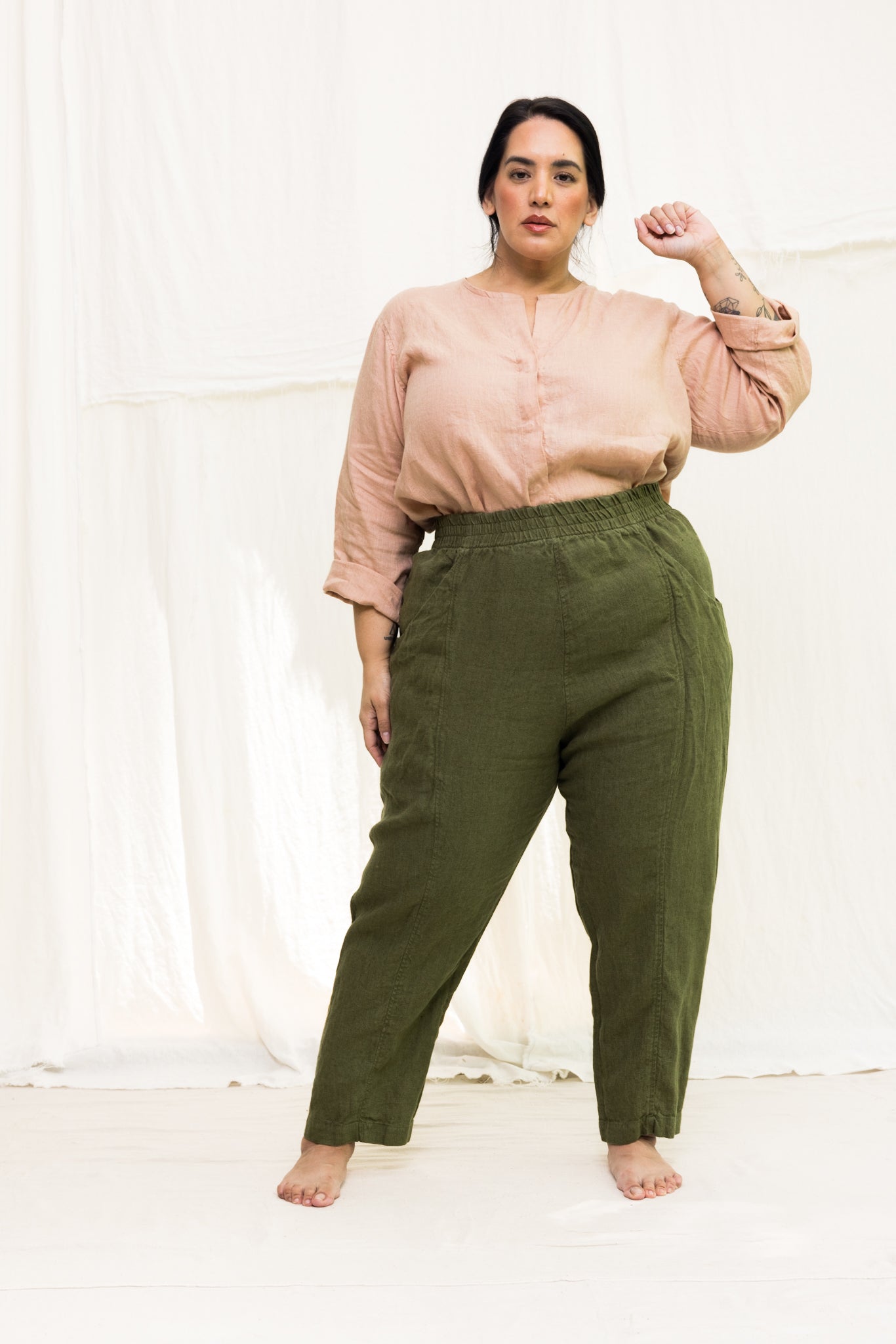 Clyde Work Pant in Midweight Linen