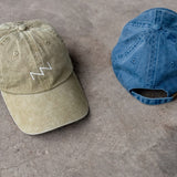 "ZZ" Hat in Washed Cotton | Khaki