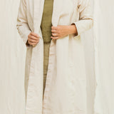 Clyde Trench in Organic Cotton Canvas Natural#color_natural