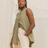 Clyde Work Pant in Organic Cotton Canvas Natural#color_natural