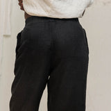 Andy Trouser in Midweight Linen Ink#color_ink