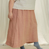 Bel Skirt in Lightweight Linen Canyon#color_canyon