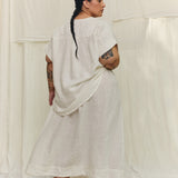 Bel Skirt in Lightweight Linen Salt#color_salt