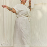 Bel Skirt in Lightweight Linen Salt#color_salt