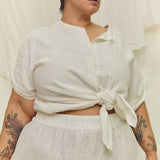 Bel Skirt in Lightweight Linen Salt#color_salt