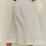 Bel Skirt in Lightweight Linen Salt#color_salt