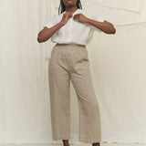 Georgia Snap Top in Lightweight Linen Salt#color_salt