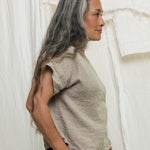 Georgia Tee in Midweight Linen Flax#color_flax