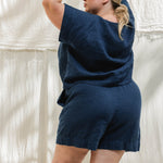 Georgia Tee in Midweight Linen Indigo#color_indigo