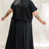Georgia Tee in Midweight Linen Ink#color_ink