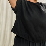 Georgia Tee in Midweight Linen Ink#color_ink