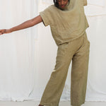 Georgia Tee in Midweight Linen Pear#color_pear