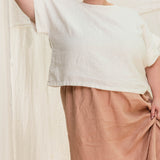 Georgia Tee in Midweight Linen Salt#color_salt
