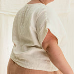 Georgia Tee in Midweight Linen Salt#color_salt
