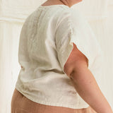 Georgia Tee in Midweight Linen Salt#color_salt