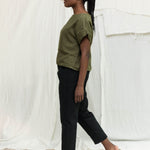 Georgia Tee in Midweight Linen Verte#color_verte