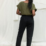Georgia Tee in Midweight Linen Verte#color_verte