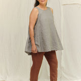 Harlow Tunic in Lightweight Linen Overcast#color_overcast