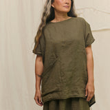 Harper Tunic in Lightweight Linen Lichen#color_lichen
