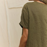 Harper Tunic in Lightweight Linen Lichen#color_lichen