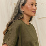 Harper Tunic in Lightweight Linen Lichen#color_lichen