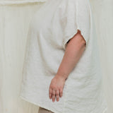 Harper Tunic in Midweight Linen Salt#color_salt