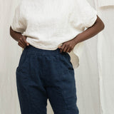 Linn Tee in Midweight Linen Salt#color_salt
