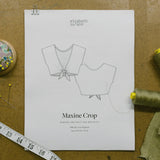 Modèle de couture numérique Maxine Crop
