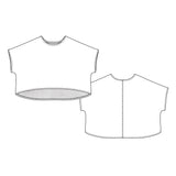 Modèle de couture numérique Linn Tee