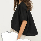 Modèle de couture numérique Linn Tee