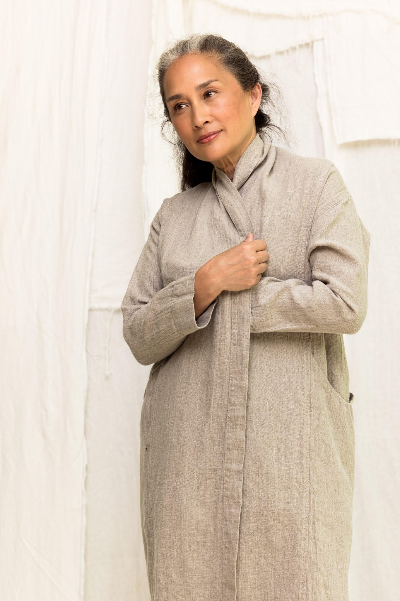 Clyde Trench in Midweight Linen