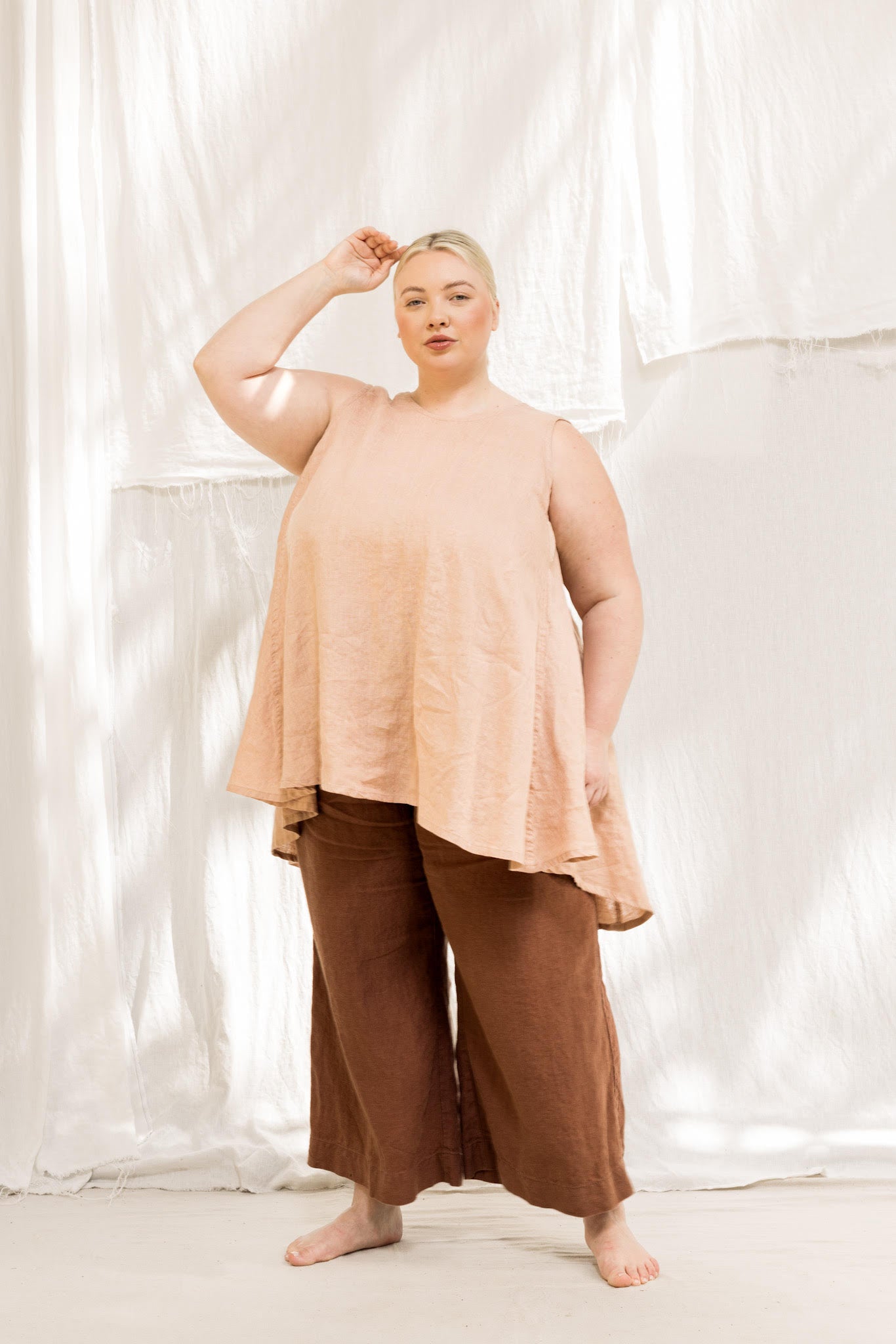 Florence Pant in Midweight Linen