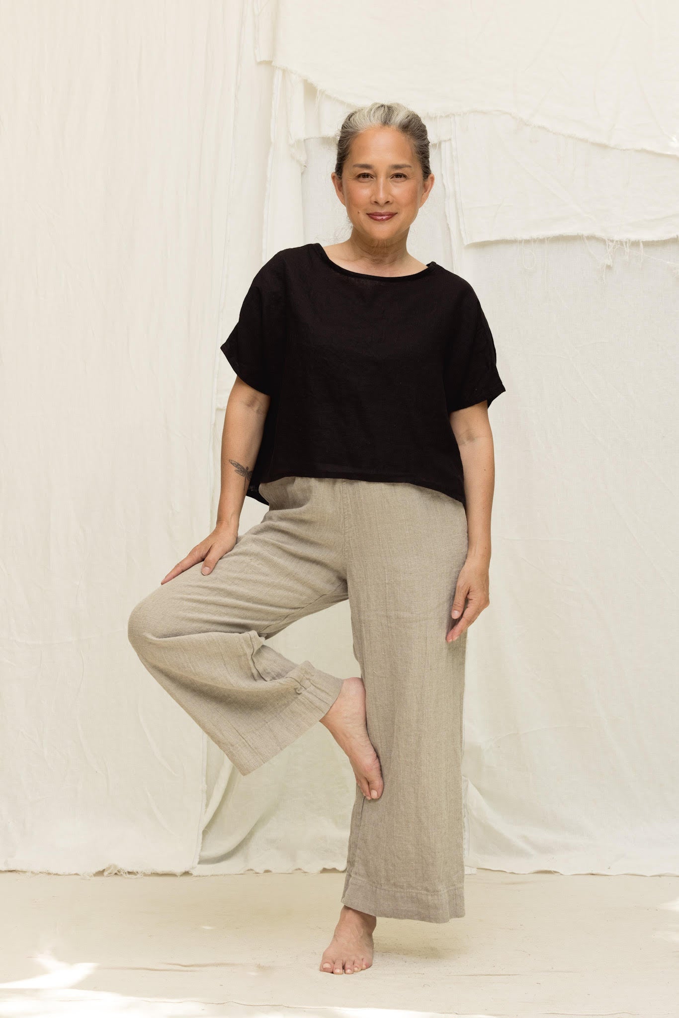 Florence Pant in Midweight Linen