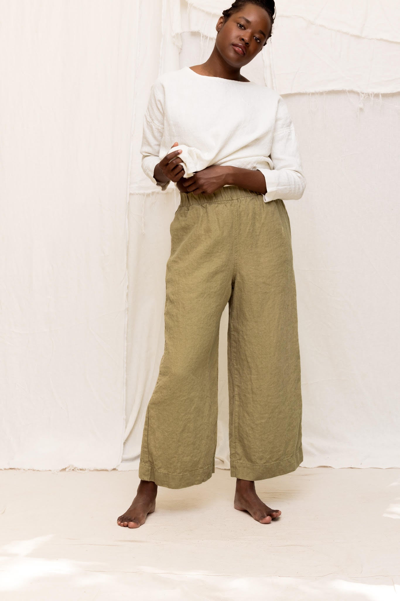 Florence Pant in Midweight Linen