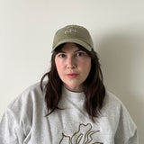 "ZZ" Hat in Washed Cotton | Khaki