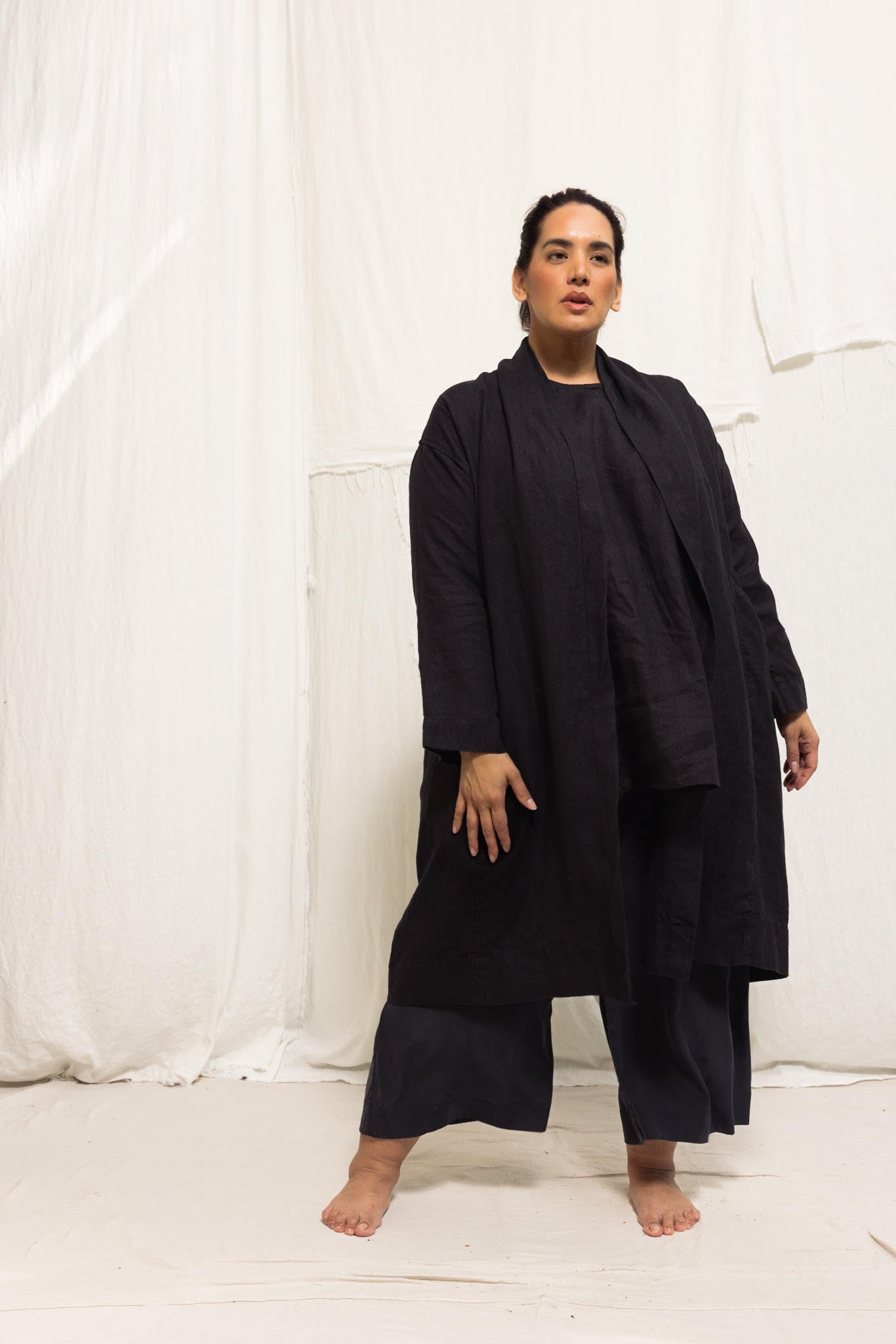 Clyde Trench in Midweight Linen