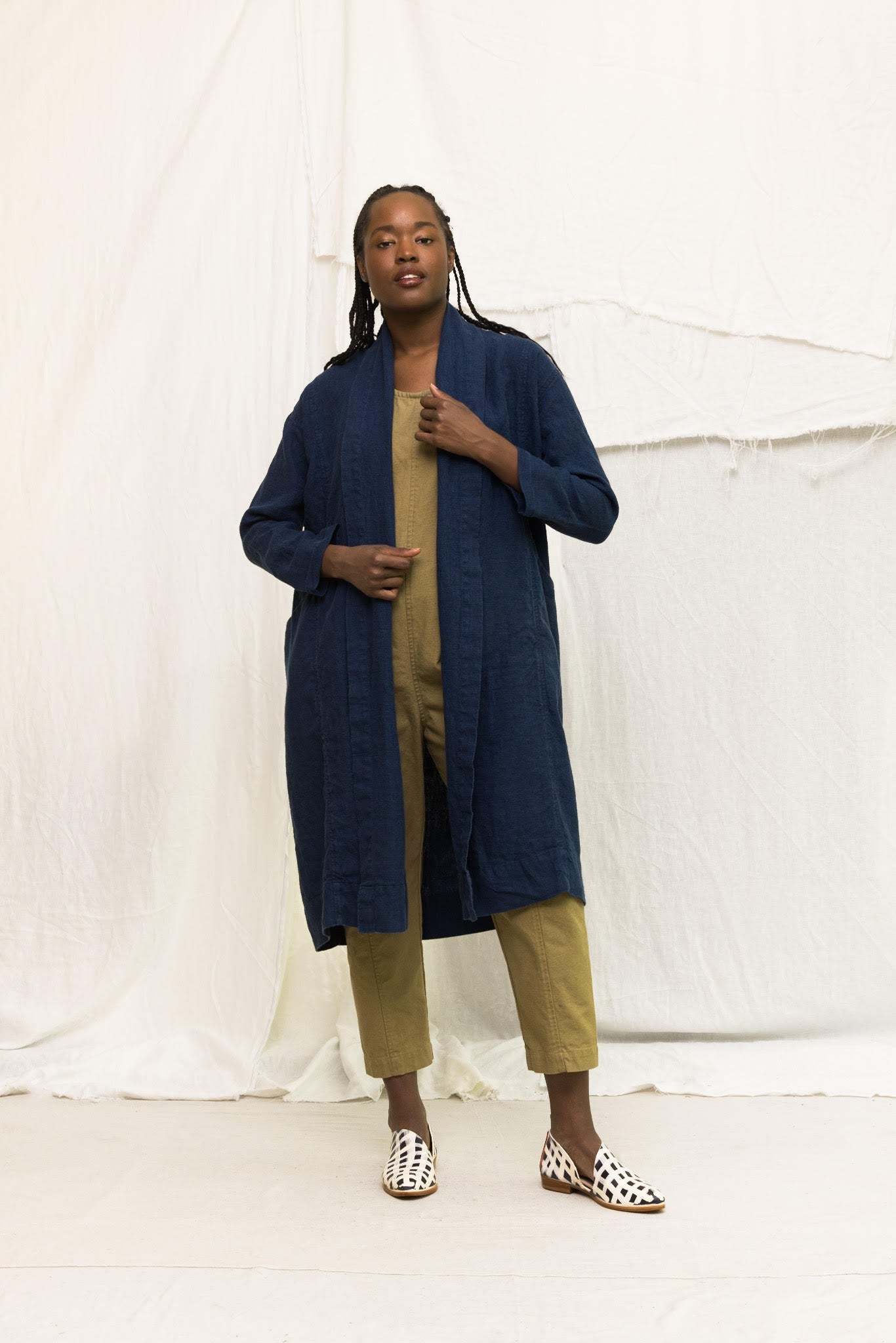 Clyde Trench in Midweight Linen