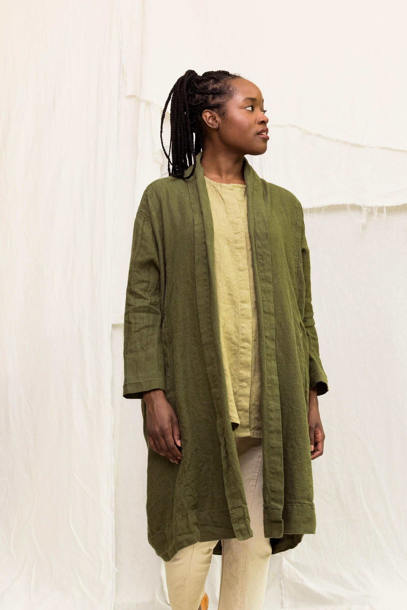 Clyde Trench in Midweight Linen
