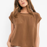 Josephine Shell in Silk Crepe