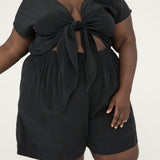 Florence Short in Silk Crepe